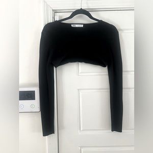 zara crop crop top